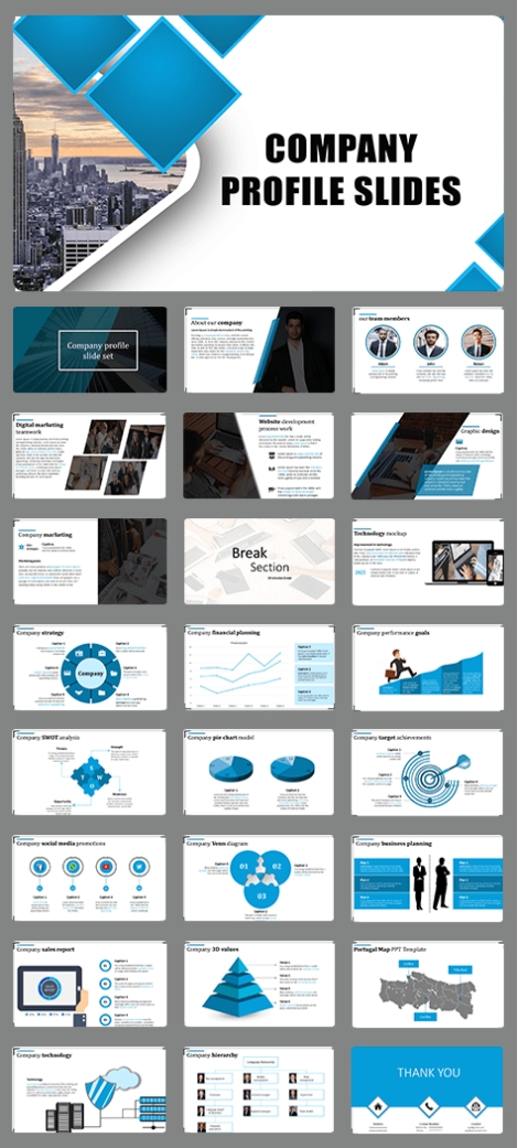Download Company Profile Template Ppt Presentation Intended For Business Profile Template Free Download