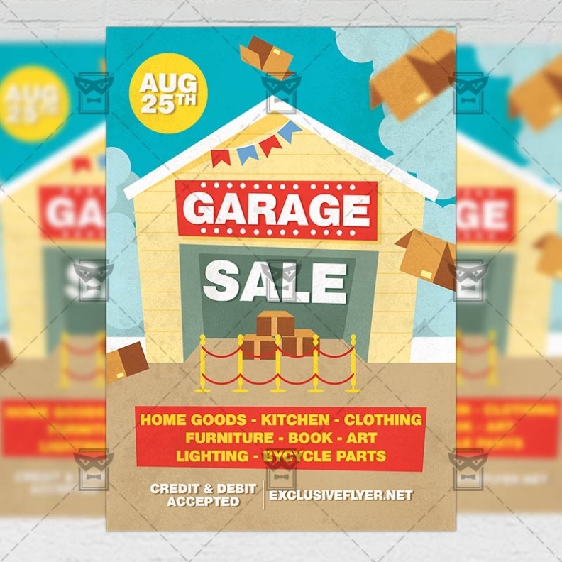 Download Garage Sale – Flyer Psd Template | Exclusiveflyer With Regard To Garage Sale Flyer Template