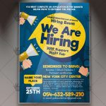 Download Hiring Job Flyer - Psd Template | Psdmarket with Hiring Flyer Template