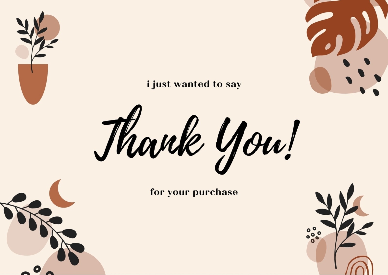 Downloadable Thank You Card Template Word : Printable Thank You Card Intended For Free Thank You Postcard Template