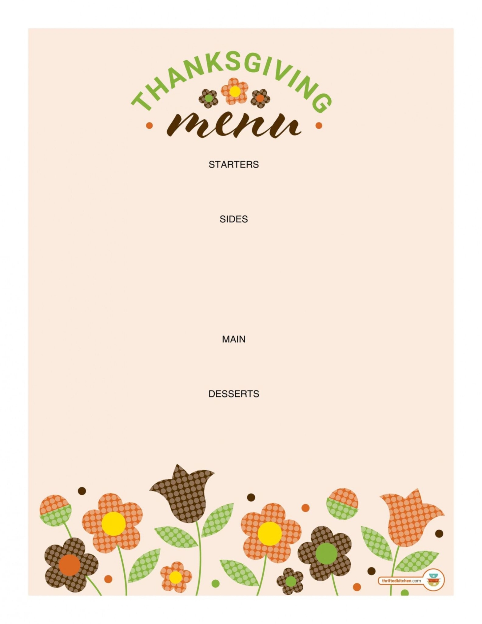 Editable 35 Awesome Thanksgiving Menu Templates ᐅ Templatelab With Regard To Thanksgiving Day Menu Template