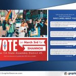 Election Campaign Political Postcard Design Template – Graphic Reserve Within Political Postcard Template
