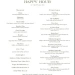 Elegant Happy Hour Menu | Design Templates By Musthavemenus Within Happy Hour Menu Template