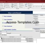 Employee Training Template Access / Access 2007 Database Templates Regarding Small Business Access Database Template