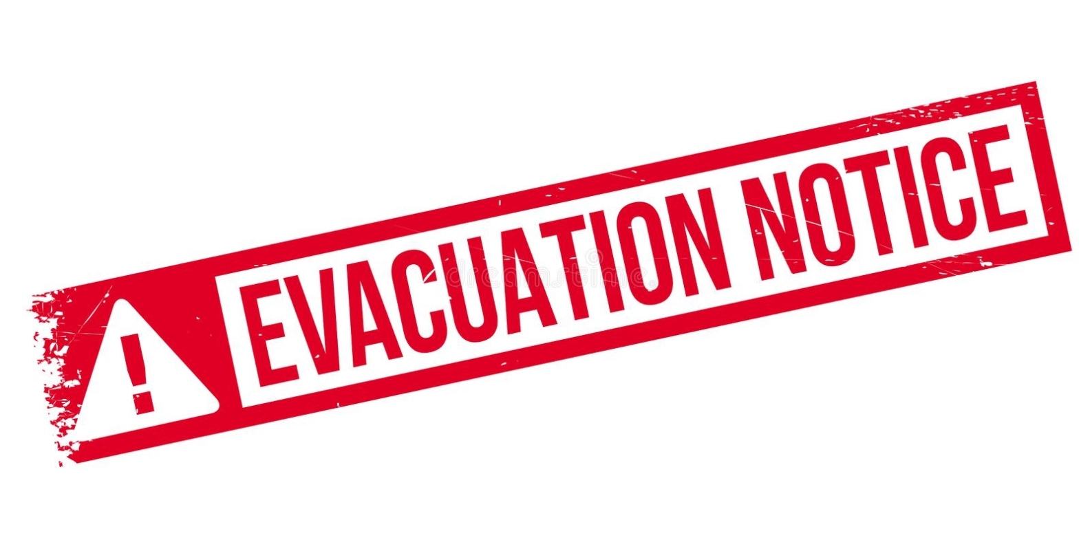 Evacuation Notice Stock Illustrations - 1,055 Evacuation Notice Stock In Evacuation Label Template