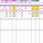 Event Venue Comparison Spreadsheet — Db Excel Intended For Wedding Venue Business Plan Template