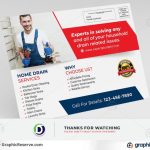 Expert Plumber Every Door Direct Mail Eddm Postcard Template - Graphic with Every Door Direct Mail Postcard Template