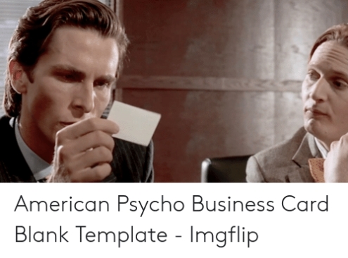 ? 25+ Best Memes About American Psycho Business Card | American Psycho Throughout Paul Allen Business Card Template
