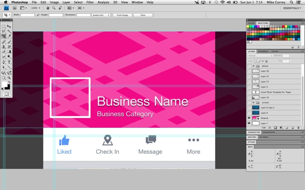 Facebook Business Page Cover Photo Template » Blog: Social Media, Faqs Throughout Facebook Templates For Business