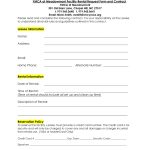 Facility Rental Contract - Free Printable Documents regarding free facility rental agreement template