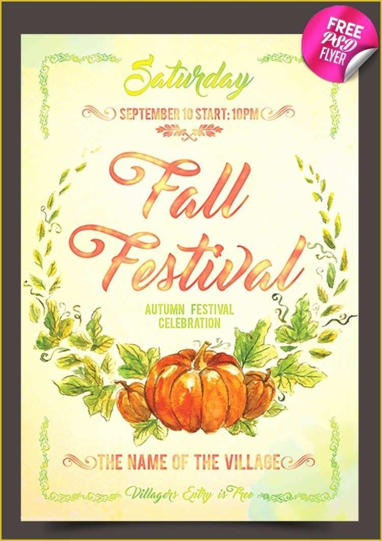 Fall Festival Flyer Template Free Of 84 Blank Haunted House Flyer Regarding Fall Festival Flyer Templates Free