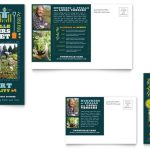 Farmers Market Postcard Template - Word &amp; Publisher in Postcard Size Template Word