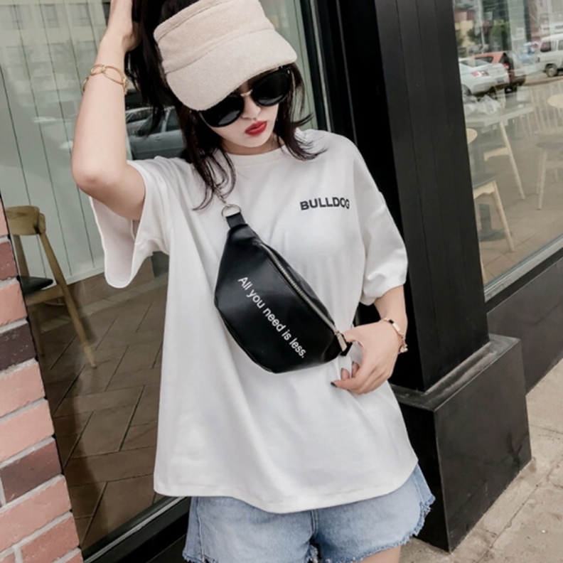 Fashion Women Packs 2018 New Polyester Waist Bag Leisure Shoulder Bags With Supermarket Bag Packing Letter Template