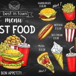 Fast Food Restaurant Menu Template : Fast Food Menu Flyer #2 | Fast With Fast Food Menu Design Templates