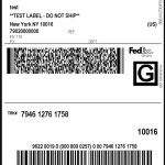 Fedex Shipping Labels For Cs Cart Platform Made By Alt Team Throughout Package Shipping Label Template