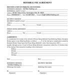 Fillable Online Referral Fee Agreement New Fax Email Print – Pdffiller In Physician Consulting Agreement Template