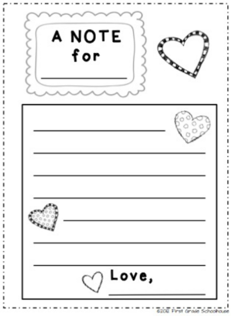 First Grade Schoolhouse: Back To School Night for Parent Note To School Template