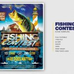 Fishing Contest Flyer Template – Tournament Psd Design Photoshop Within Fishing Tournament Flyer Template