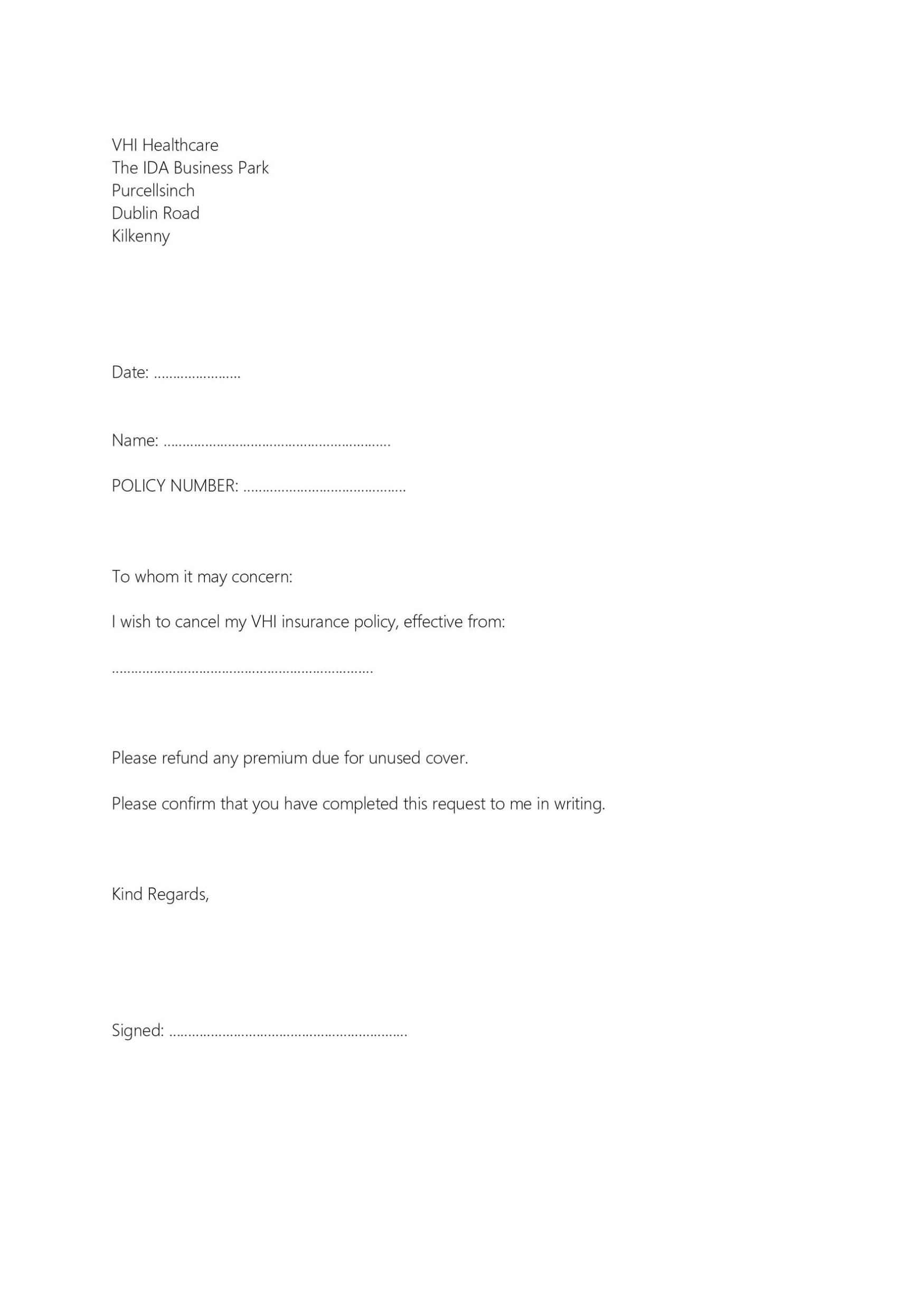 Fitness Connection Cancellation Letter Template - All Photos Fitness With Booking Cancellation Policy Template