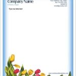 Floral Letterhead Templates For Ms Word | Word & Excel Templates In Ms Word Letterhead Template
