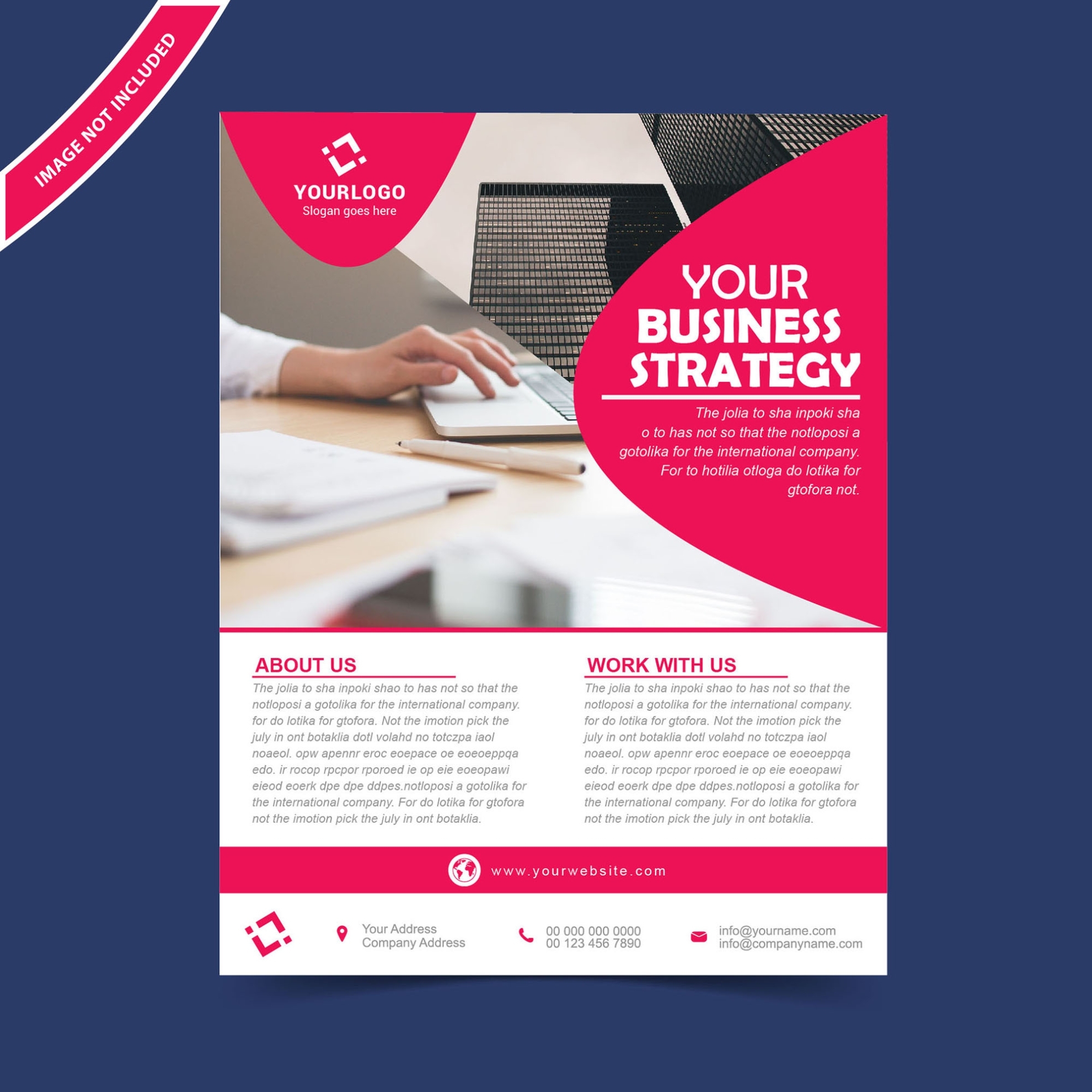 Flyer Brochure Design Template Free Download – Wisxi With Make Flyer Template