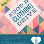 Food & Clothing Drive Poster Template | Mycreativeshop Within Clothing Drive Flyer Template