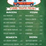 Food Truck Menu Template | Postermywall With To Go Menu Template
