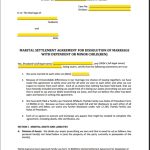 Form 12.902F1 Marital Settlement Agreement Divorce With Children Explained With Divorce Mediation Agreement Template