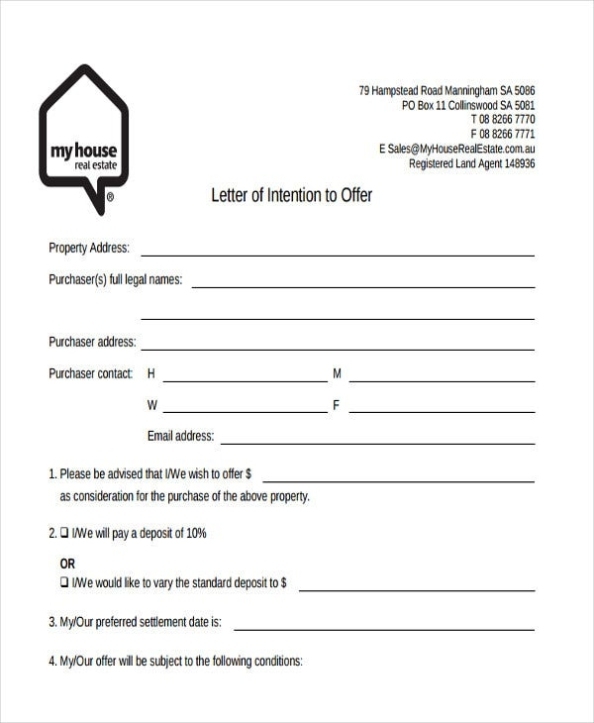Formal Offer Letter Template - 11+ Free Word, Pdf Format Download Intended For House Offer Letter Template