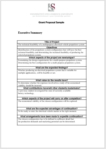 Free 10+ Grant Proposal Templates - Best Samples With Regard To Grant Proposal Template Word