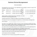Free 10+ Sample Business Partnership Agreement Templates In Google Docs Within Small Business Agreement Template