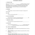 Free 10+ Sample Business Partnership Agreement Templates In Pdf | Ms Regarding Business Contract Template For Partnership
