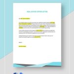 Free 10+ Sample Real Estate Offer Letter Templates In Pdf | Ms Word Inside Home Offer Letter Template