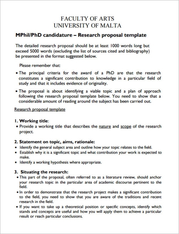 Free 10+ Sample Research Proposal Templates In Ms Word | Pages Within Research Proposal Outline Template