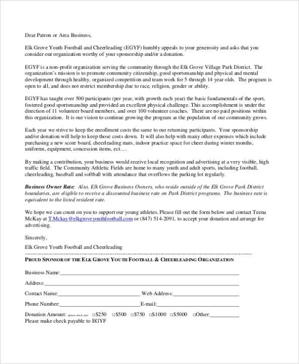 Free 11+ Sports Sponsorship Letter Samples In Pdf | Ms Word | Apple Pertaining To Athlete Sponsorship Agreement Template