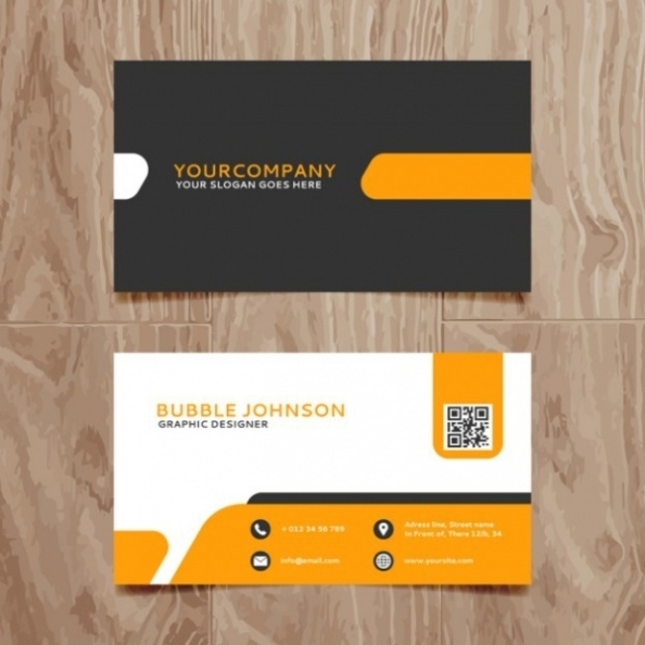 Free 12+ Modern Business Card Templates In Ai | Ms Word | Psd | Apple Pertaining To Plain Business Card Template Microsoft Word