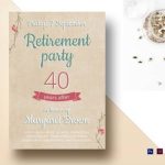 Free 12+ Retirement Party Flyer Templates In Ai | Psd | Indesign | Ms Pertaining To Free Retirement Templates For Flyers