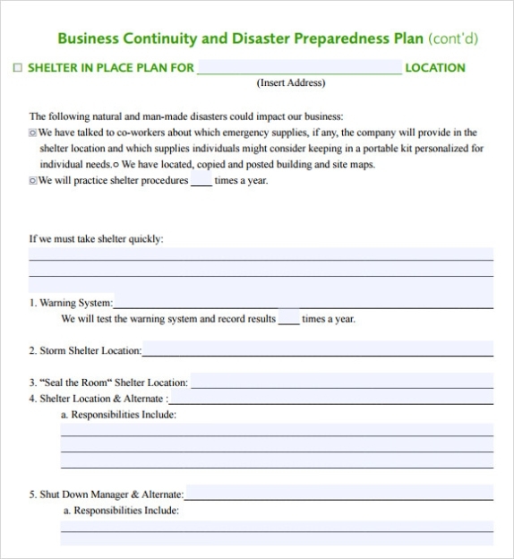 Free 12+ Sample Business Continuity Plan Templates In Pdf Throughout Australian Government Business Plan Template