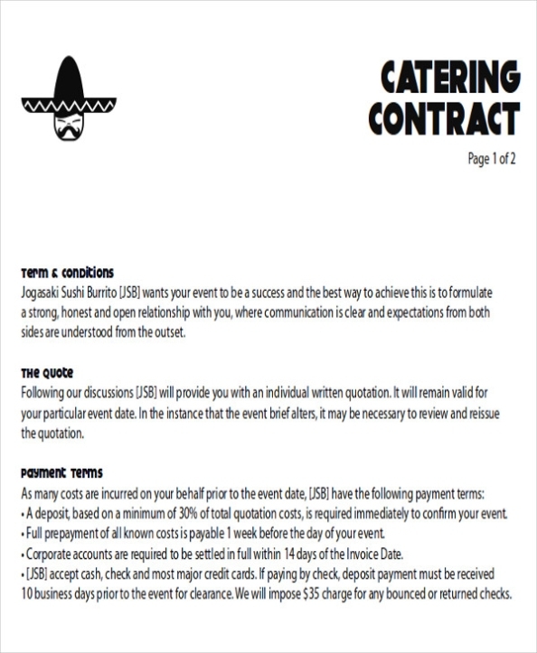 Free 12+ Sample Catering Proposal Letter Templates In Pdf | Ms Word With Regard To Catering Proposal Template
