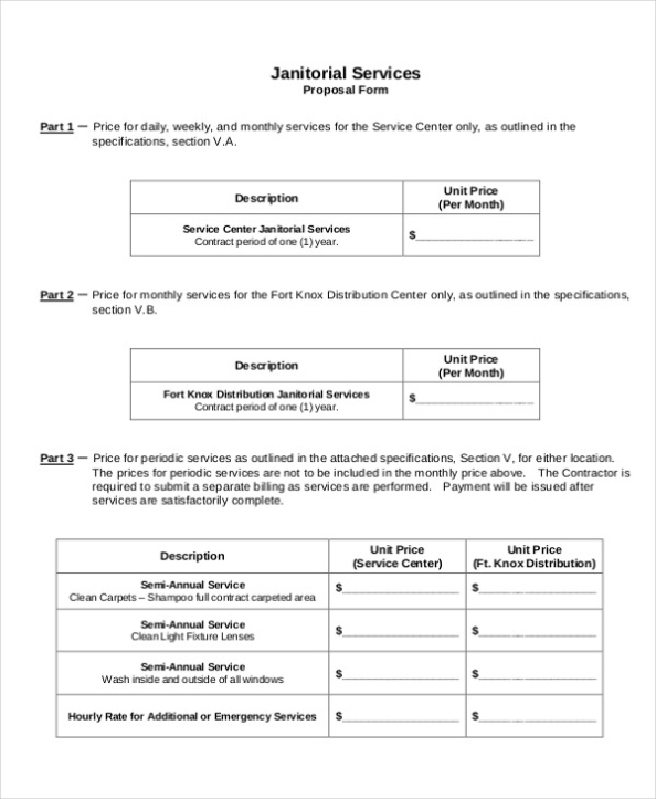 Free 13+ Sample Cleaning Contract Agreement Templates In Pdf | Ms Word Regarding Janitorial Service Agreement Template
