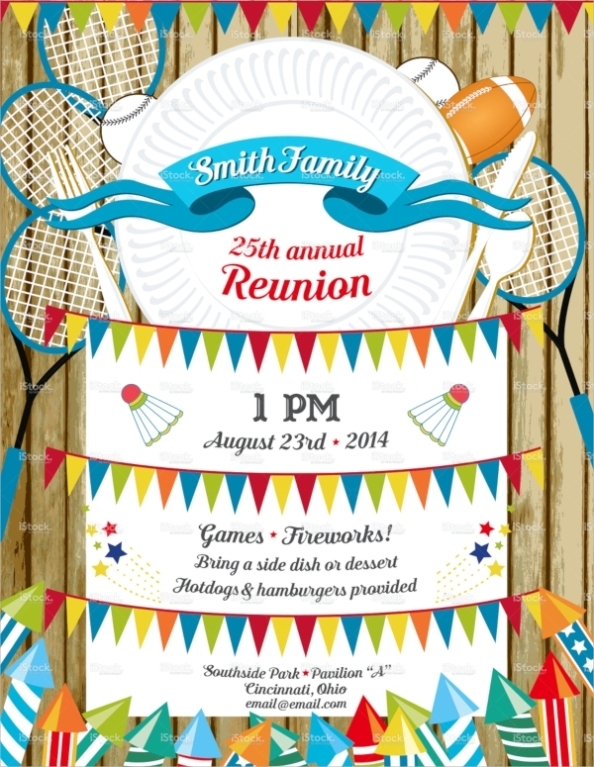 Free 13+ Sample Family Reunion Invitation Templates In Psd | Eps Pertaining To Family Reunion Flyer Template