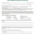 Free 13+ Sample Room Lease Agreement Templates In Pdf | Ms Word with Private Rental Agreement Template