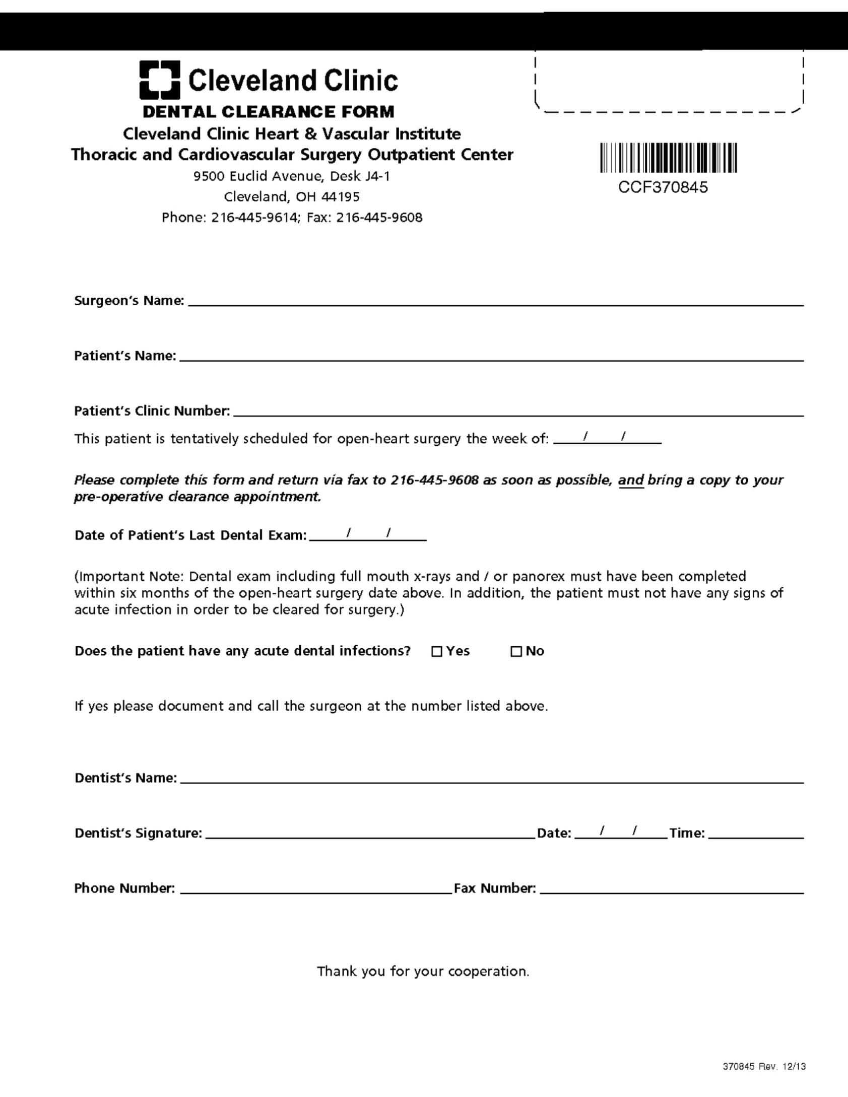 Free 14+ Dental Medical Clearance Forms In Pdf | Ms Word In Dental Treatment Notes Template