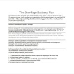 Free 14+ One Page Business Plan Samples In Ms Word | Pages | Pdf Pertaining To Business Plan Template Free Word Document