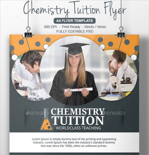 Free 16+ Best Tutoring Flyer Templates In Ms Word | Psd | Ai | Eps With Tutoring Flyer Template Free