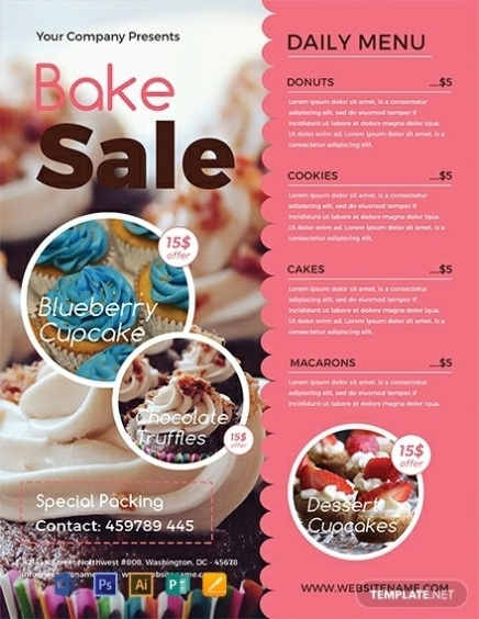 Free 16+ Sales Flyer Templates In In Illustrator | Indesign | Ms Word Pertaining To Bake Sale Flyer Free Template