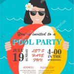 Free 17+ Pool Party Flyer Templates In Psd | Eps Within Free Pool Party Flyer Templates