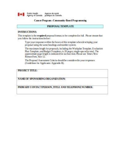 Free 18+ Simple Project Proposal Templates In Pdf | Ms Word | Pages Regarding Simple Project Proposal Template