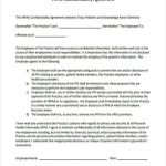 Free 20+ Confidentiality Agreement Forms In Pdf | Ms Word With Regard To Training Agreement Between Employer And Employee Template