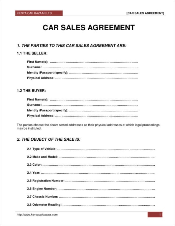 Free 25+ Sales Contract Templates In Pdf | Ms Word | Google Docs | Pages For Promise To Sell Agreement Template